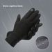 Warm Cycling Gloves For Autumn And Winter Skiing And Mountaineering Men's Driving And Cycling Velvet Touch Screen Anti Slip And Dew, Two Fingers_viptrois.com