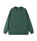 Tide Brand Men's Clothing 2025 Spring And Autumn New American Tide Brand Solid Color Heavy Terry 330G Loose Crew Neck Sweater Men_viptrois.com