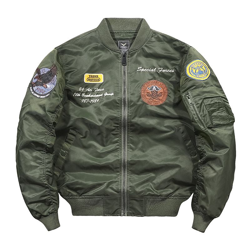 Men's Clothing Men's Coat Autumn And Winter European And American Style Cross Border Wholesale MA1 Air Force Flight Suit Jacket Men's Style_viptrois.com