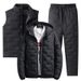 "Men's Winter 3-Piece Set – Thickened Hooded Jacket With Matching Pants (Windproof, Multi-Color, Sizes M-5XL)"_viptrois.com