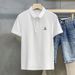Men's Clothing Wholesale Summer New Men's Short Sleeved T Shirt Slim Lapel Polo Shirt Men's Youth Trendy Casual Tops T Shirt_viptrois.com