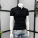 Men's Clothing Summer High End Embroidery Slim Lapel Short Sleeve Versatile New Style Trendy Handsome Casual T Shirt_viptrois.com