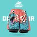 Men's Double-Layer Swim Trunks Quick-Dry Loose Fit Dinosaur Print For Hot Spring & Beach Lightweight & Rapid Drying_viptrois.com