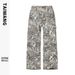 Men's Clothing Paratrooper Pants Retro Leaf Workwear Loose Multi Pocket Pants Men's Trousers_viptrois.com