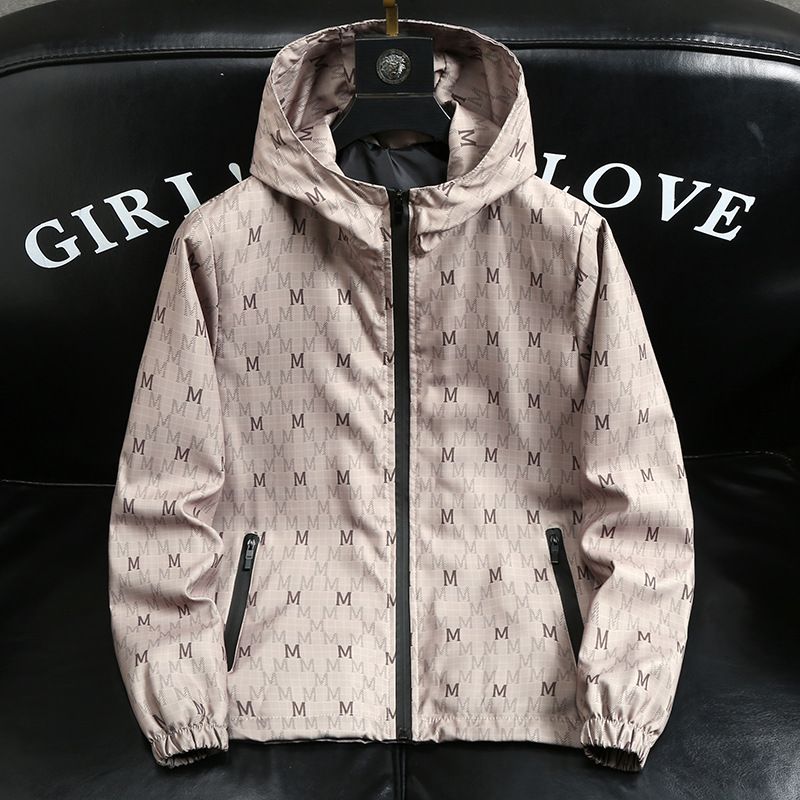 Men's Clothing Fashion Brand Jacket Men's Autumn New Slim Simple Casual Hooded Trendy Handsome Jacket Men_viptrois.com