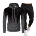 "Men's Graphic Print Hoodie & Jogger Set - Polyester Air Layer Tech (Breathable Two-Piece, M-XXXL)"_viptrois.com