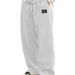 Men's Autumn New Comfortable Long Pants Loose Logo Corduroy Fabric Casual Pants_viptrois.com