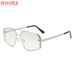 New Large Square Frame Women's Sunglasses Retro Fashion Metal Men's Sunglasses SunglassesT1293_viptrois.com