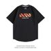 Fashionable, casual, loose fitting, handsome, high street, unisex printed pure cotton trendy brand, handsome round neck_viptrois.com