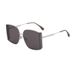 New Fashion Nylon Tile Sunglasses For Women, High End Frameless Sunglasses For Women, Sun Protection And UV Protection_viptrois.com