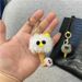 Bag Charm Cute Cartoon Plush Keychain Ugly Cute Bag Pendant Ice Cream Cone Car Keychain Mobile Phone Accessories Gift_viptrois.com