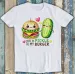 Valentine's Day You're The Pickle To My Burger Funny Gift Tee T Shirt Mens Womens Tees Top 1987_viptrois.com