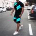 Men's Casual 2-Piece Set - Breathable Gym T-Shirt & Athletic Shorts For Summer Workouts And Street Style_viptrois.com