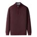 Men's Fleece-Lined Hooded Sweater Jacket For Autumn & Winter - Soft Cotton Blend, Lightweight & Warm, Comfort Fit (M-3xl)_viptrois.com