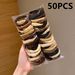 Kids Clothing Simple Temperament Hair Rope Rubber Band Head Tie High Elastic Durable Hair_viptrois.com