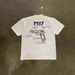 Pure Cotton Oversized Graphic T-Shirt Short Sleeved Couple Loose Fit Heavyweight Men's Top We Trust_viptrois.com