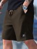 Men's Clothing Men's White Casual Sports Pants Summer Style Outerwear Five Point Corduroy Shorts For Formal & Casual_viptrois.com