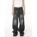 Summer New Arrival Retro Wide Leg Loose Jeans For Men Hot Selling Item With High-Quality Denim_viptrois.com