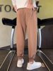 Men's Style Velvet Sweatpants Winter Sports Leggings Casual Bear Trendy Brand New Style Pants_viptrois.com