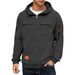 Cross-Border Heavy American Style New Retro Zipper Hooded Solid Color Sweatshirt Sports Casual Workwear Men's Jacket_viptrois.com