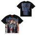 Double Sided Skull Basketball Player Graphic Short Sleeve T-shirt Men Loose Crew Neck Hip Hop Streetwear Black Cotton Casual Tee Top_viptrois.com