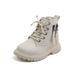 Child's shoes Children's fleece Martens for boys small leather shoes for girls large cotton fashion ankle boots_viptrois.com