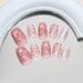 False Nails Hand Made Nail Polish With Gorgeous Sparkles And Fireworks Love Cat Eye Nail Art Stickers Detachable And Divided Into Codes_viptrois.com