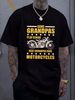 Real Grandpas Ride Motorcycles Funny Biker Motorcycle Bike Vintage Men's T-Shirt Streetwear Summer Casual Stretched Designer Clothes Soft_viptrois.com