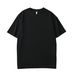 Men's Clothing Summer Loose Versatile Trend Short Sleeved T Shirt Casual Round Neck Breathable Long Sleeved Pullover_viptrois.com