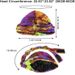 New women's colorful twist tail hat velcro adjustable pullover hat hot sale African turban hat_viptrois.com