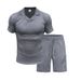 Men's Clothing British Burke Shirt Short Sleeved Shorts Casual Slim Sports Quick Drying POLO Suit_viptrois.com
