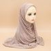 Women's Hijab new ladies' headscarf hot diamond long scarf grid pattern diamond ladies' headscarf scarf_viptrois.com
