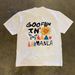 American Style Pure Cotton Summer New Design T-Shirt Letter Print Versatile Loose Round Neck Couple Short Sleeve_viptrois.com