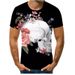 Skeleton Men's 3D Digital Printed T-shirt Round Neck_viptrois.com