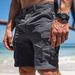 Men's Summer Sports Leisure Large Size Woven Fabric Beach Shorts Men_viptrois.com