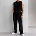 Men's Clothing Style Sports Waistcoat Vest Suit Men's Sleeveless T Shirt Men's Summer Fitness Vest Quick Drying Loose Basketball Vest T_viptrois.com