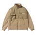 "Men's Quilted Fleece-Lined Jacket – Lightweight Lambskin Outer With Polar Thermal Lining"_viptrois.com
