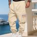Men's Heavyweight Fleece-Lined Casual Cargo Pants For Winter - High Street Outdoor Workwear With Stylish Design_viptrois.com