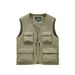 Men’s Lightweight Work Vest – Quick-Dry Outdoor Sleeveless Jacket With Stand Collar & Dual Pockets (M-6XL, Multi-Color)_viptrois.com