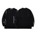 Korean Style Knit Sweater – Oversized Men’s Pullover With Fair Isle Pattern (Black, S/M/L/XL)_viptrois.com