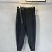 Men's Clothing Summer New Loose Belted Casual Drape Trousers Ice Silk Solid Color Trousers_viptrois.com