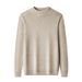 Pure Cross-Border Foreign Trade High-End Men's Sweater Half Turtleneck Long Sleeve Spring Autumn New Casual Versatile Base_viptrois.com