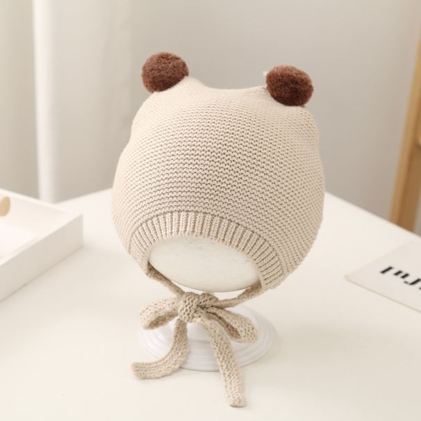 Kids'hats Baby hat autumn and winter cute super cute boy baby wool hat ear protector winter new_viptrois.com