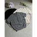 Men's Clothing Cable Knit Short Sleeved Summer Design High End Handsome Straight Shoulder Old Money Style Slim T Shirt_viptrois.com