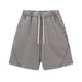 Men's Clothing Unisex 430GSM Wax-Dye Distressed Shorts – Heavyweight Washed Cotton, Vintage Patchwork Design, Relaxed Fit, Breathable Summer Casual_viptrois.com