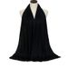 Hot Selling Solid Color Mercerized Cotton Headscarf Soft Versatile Autumn Winter Warm Shawl Jersey Scarf_viptrois.com