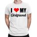 I Love My Girlfriend Worlds Best Soulmates Forever Mens T-Shirt Mens Womens Tees Tops Tee Love Top#E7_viptrois.com