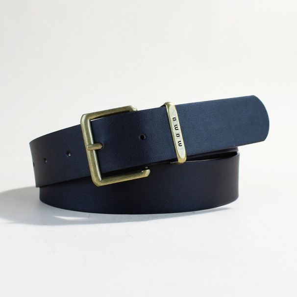 Premium PU Leather Belt - Slim Coffee Brown Waistband For Women | Adjustable Pin Buckle Strap For Jeans & Dresses (0.8" Width, Vegan Leather)_viptrois.com