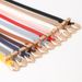 Summer new product women's multi-color thin leather belt carved buckle three-piece set fashionable versatile dress decorative belt_viptrois.com