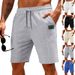 Men's Clothing Men's Waffle Knit Casual Shorts - Breathable Quick-Dry Loose Fit Beach & Commute Shorts (Beige, White, Black, Navy, Light Grey)_viptrois.com